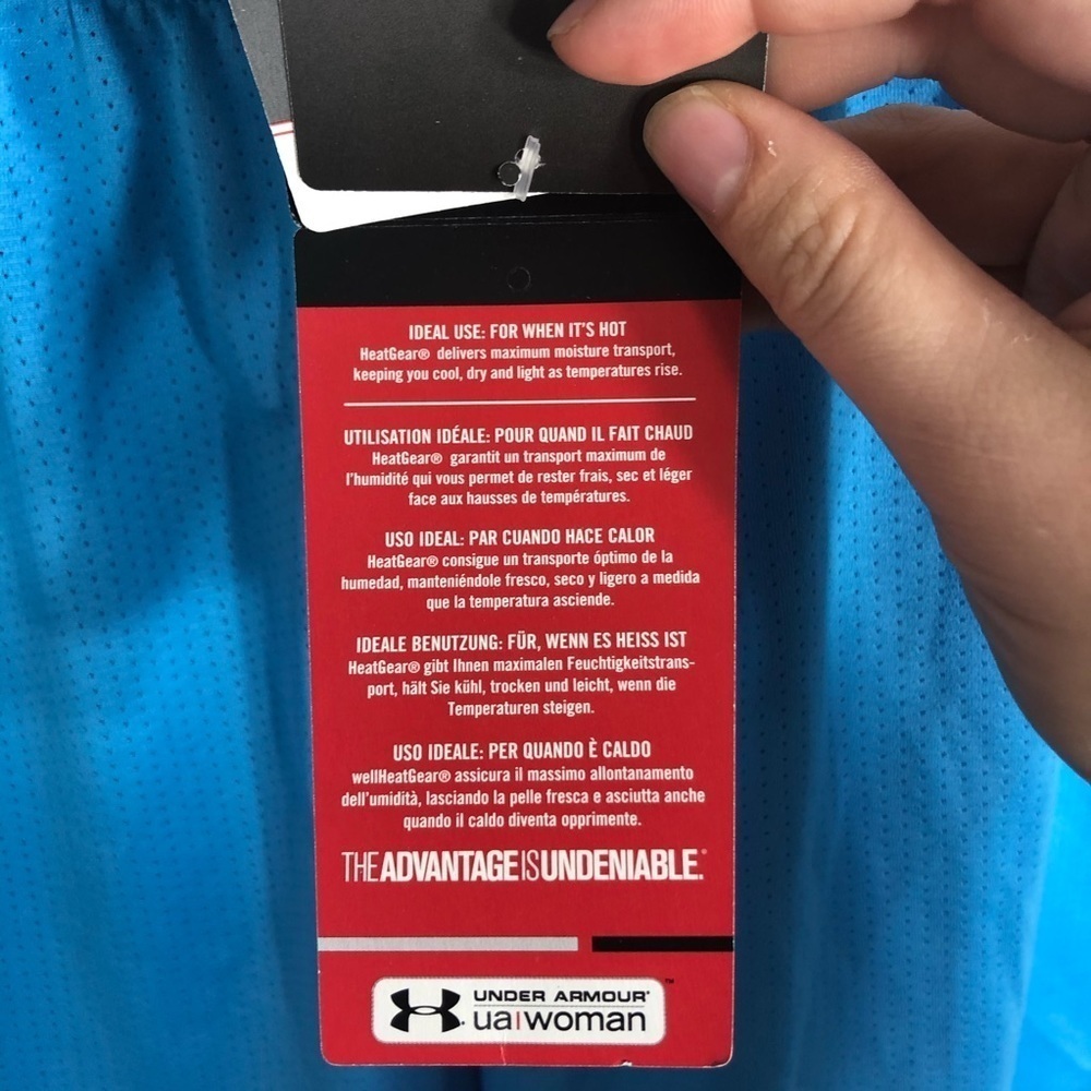 Under Armour Blue Gym Shorts NWT XL Heat Gear - Picture 6 of 9